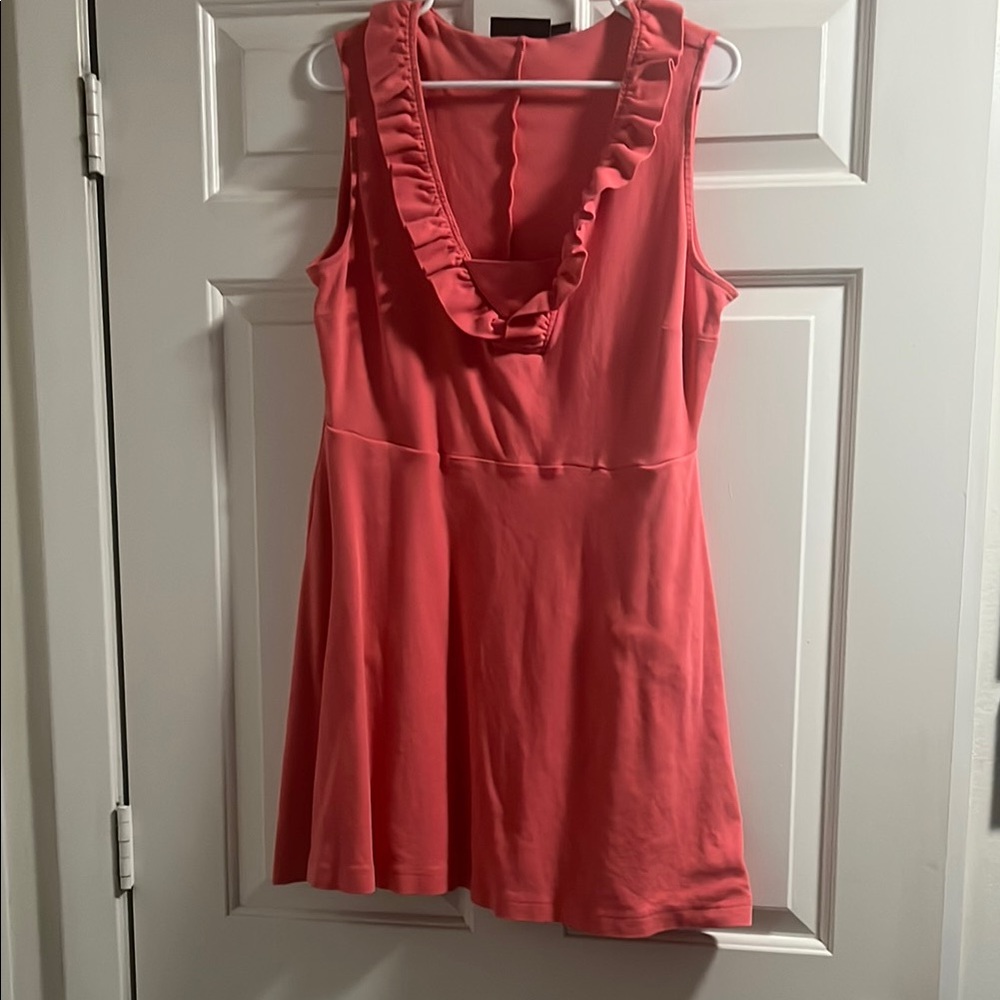 A-line Coral Pink Dress